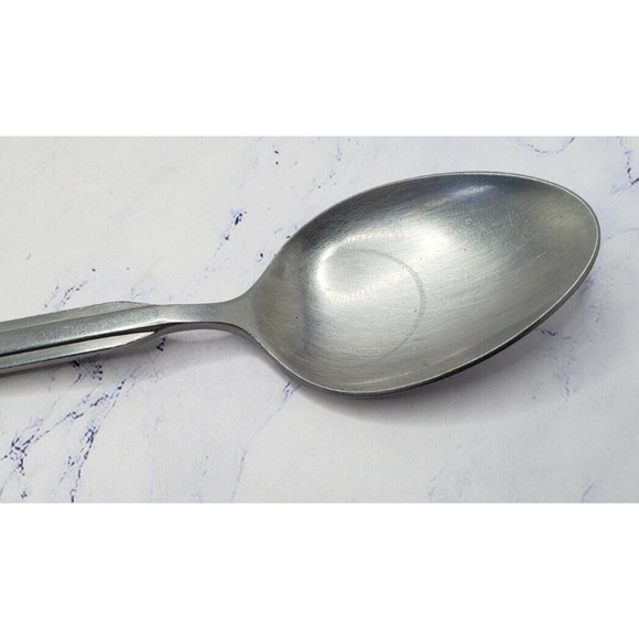 Sonnet Japan Soup Dessert Spoon Glossy Stainless Steel Flatware Discontinued - Picture 4 of 7